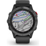 Часы GARMIN FENIX 6 PRO SOLAR SLATE GRAY WITH BLACK BAND 010-02410-15