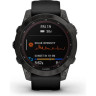 Часы GARMIN FENIX 7 SAPPHIRE SOLAR CARBON GRAY DLC TITANIUM WITH BLACK BAND 010-02540-21