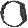 Часы GARMIN FENIX 7 SAPPHIRE SOLAR CARBON GRAY DLC TITANIUM WITH BLACK BAND 010-02540-21