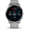 Часы GARMIN VENU 2 PLUS SILVER STAINLESS STEEL BEZEL WITH POWDER GRAY CASE AND SILICONE BAND 010-02496-10