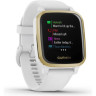 Часы GARMIN VENU SQ LIGHT GOLD ALUMINUM BEZEL WITH WHITE CASE AND SILICONE BAND 10680