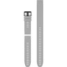 Ремешок для смарт часов GARMIN QUICKFIT 26 WATCH BANDS POWDER GREY SILICONE (3-PIECE SET) 11619